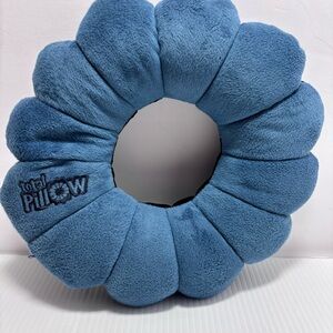 Total Pillow Airplane Travel Pillow, Brushed Microfiber Neck